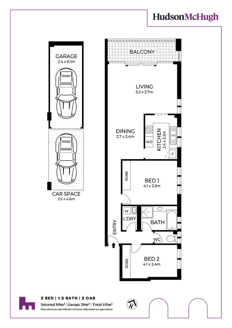 Floorplan of Homely unit listing, 5/9 Cook Street, Glebe NSW 2037