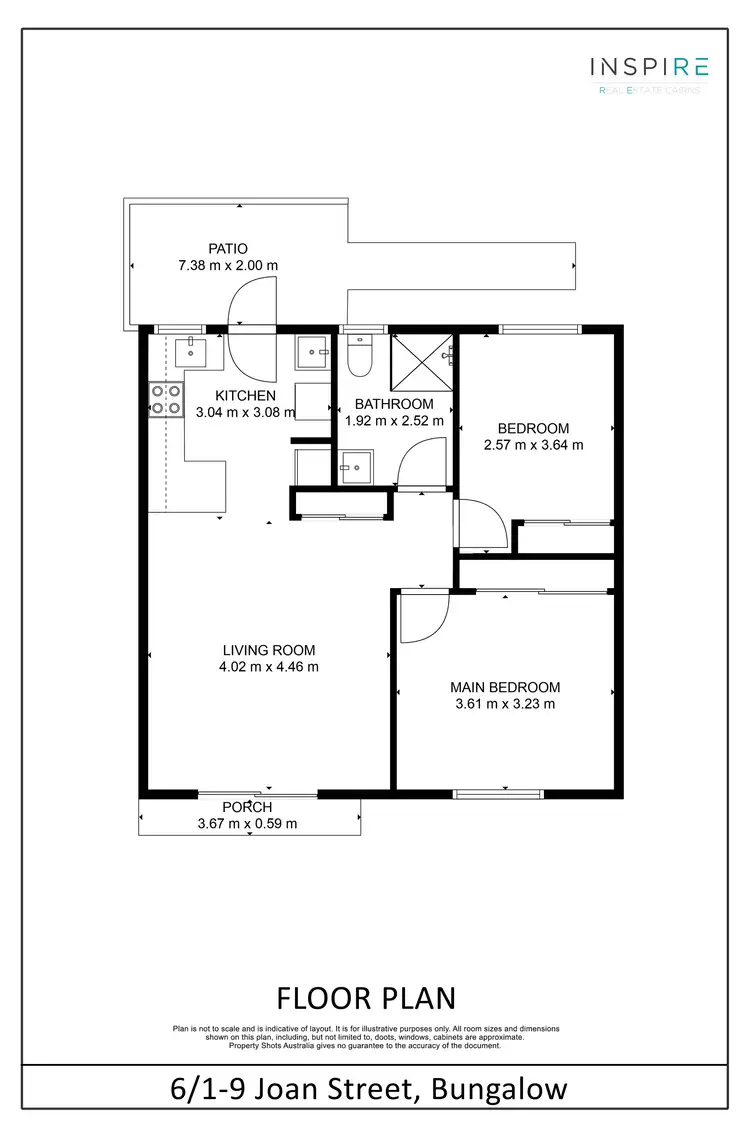 Floorplan of Homely unit listing, 6/1-9 Joan Street, Bungalow QLD 4870