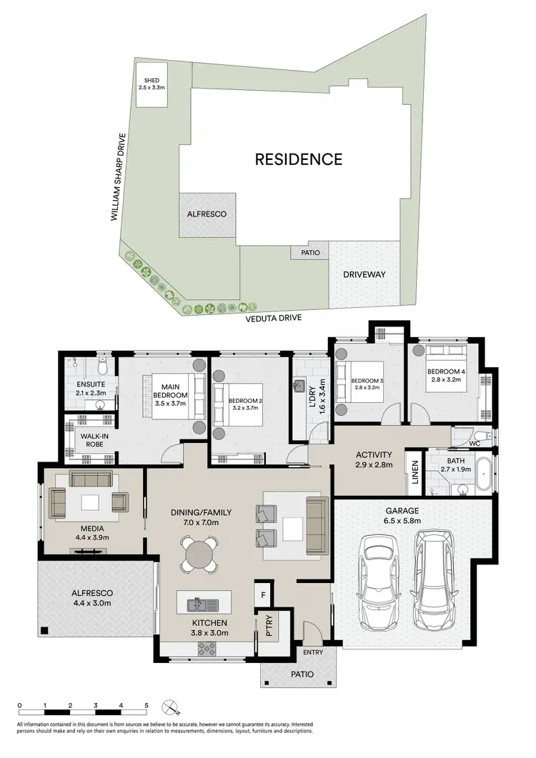 Floorplan of Homely house listing, 1 Veduta Drive, Coffs Harbour NSW 2450