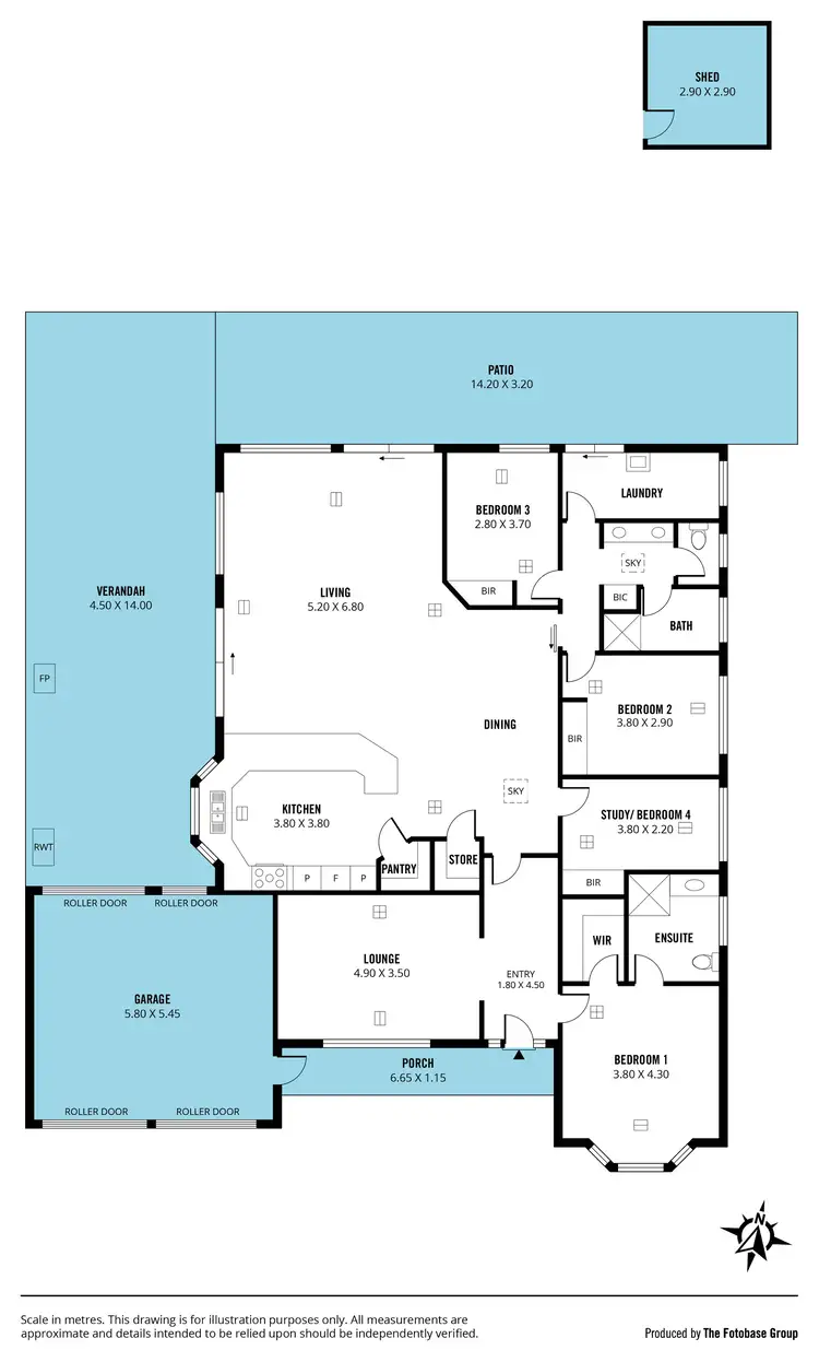 Floorplan of Homely house listing, 17 Phillip Street, Moana SA 5169