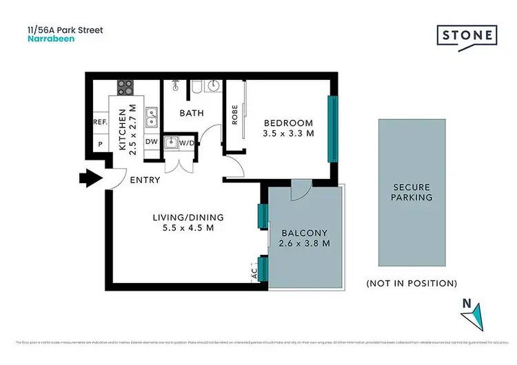 Floorplan of Homely apartment listing, 11/56A Park Street, Narrabeen NSW 2101