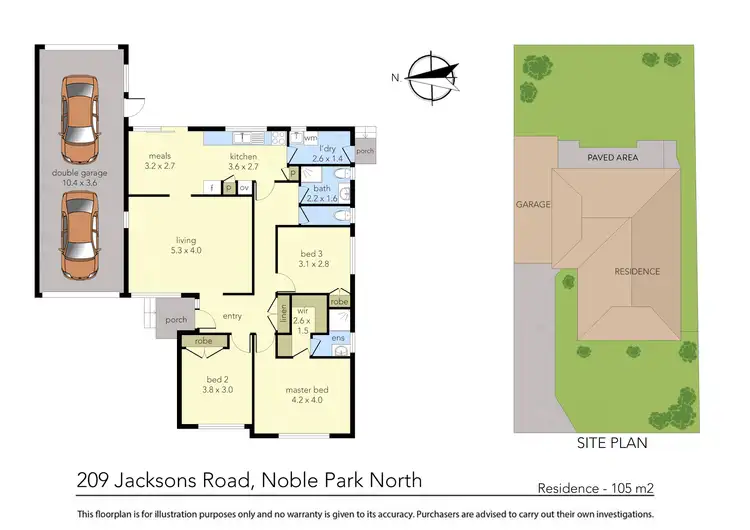 Floorplan of Homely house listing, 209 Jacksons Road, Noble Park North VIC 3174