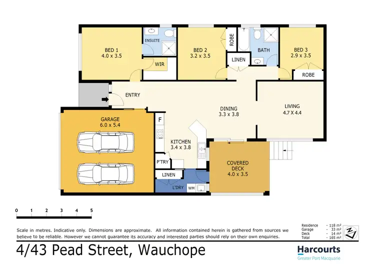 Floorplan of Homely villa listing, 4/43 Pead Street, Wauchope NSW 2446
