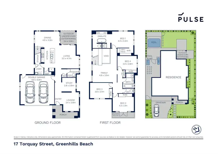 Floorplan of Homely house listing, 17 Torquay Street, Greenhills Beach NSW 2230