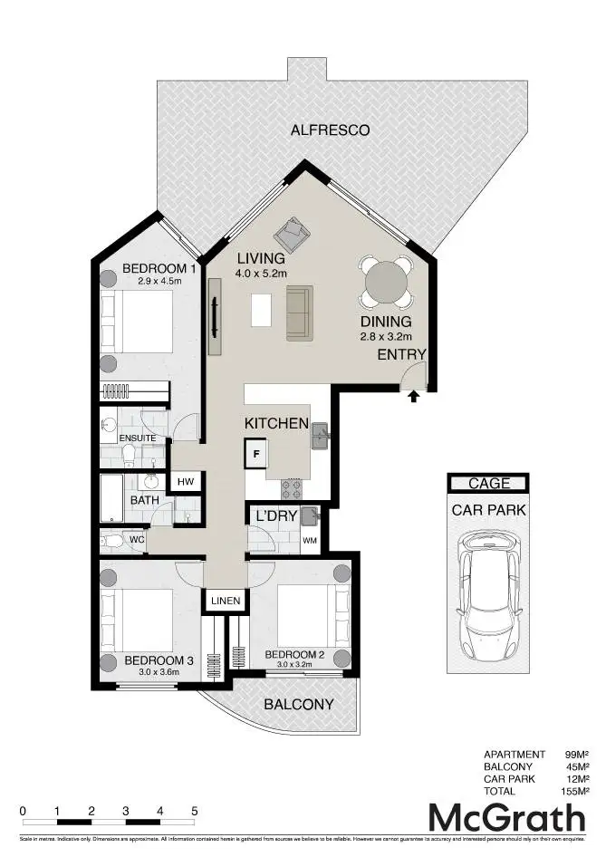 Floorplan of Homely unit listing, 2S/147 Lowanna Drive, Buddina QLD 4575