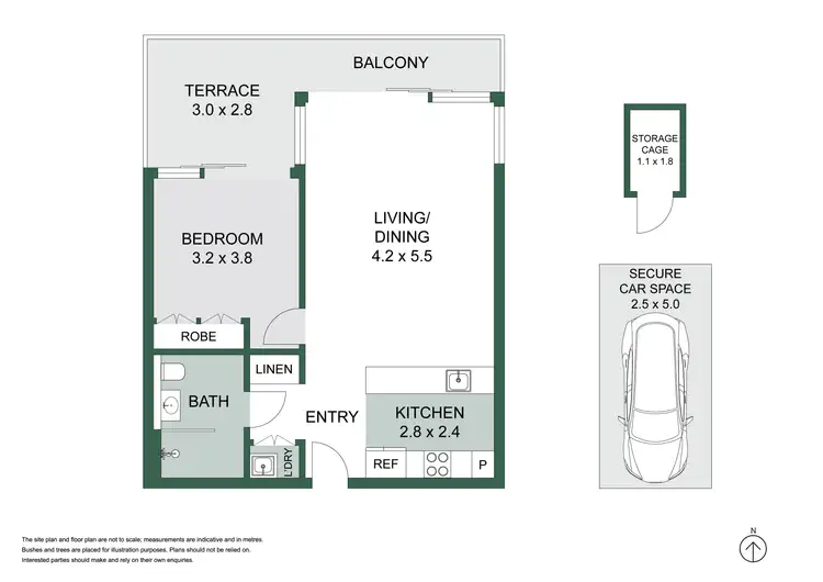 Floorplan of Homely apartment listing, 207/45 Atchison Street, Crows Nest NSW 2065