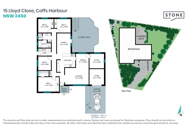 Floorplan of Homely house listing, 15 Lloyd Close, Coffs Harbour NSW 2450