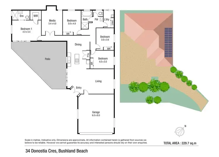 Floorplan of Homely house listing, 34 Donostia Crescent, Bushland Beach QLD 4818