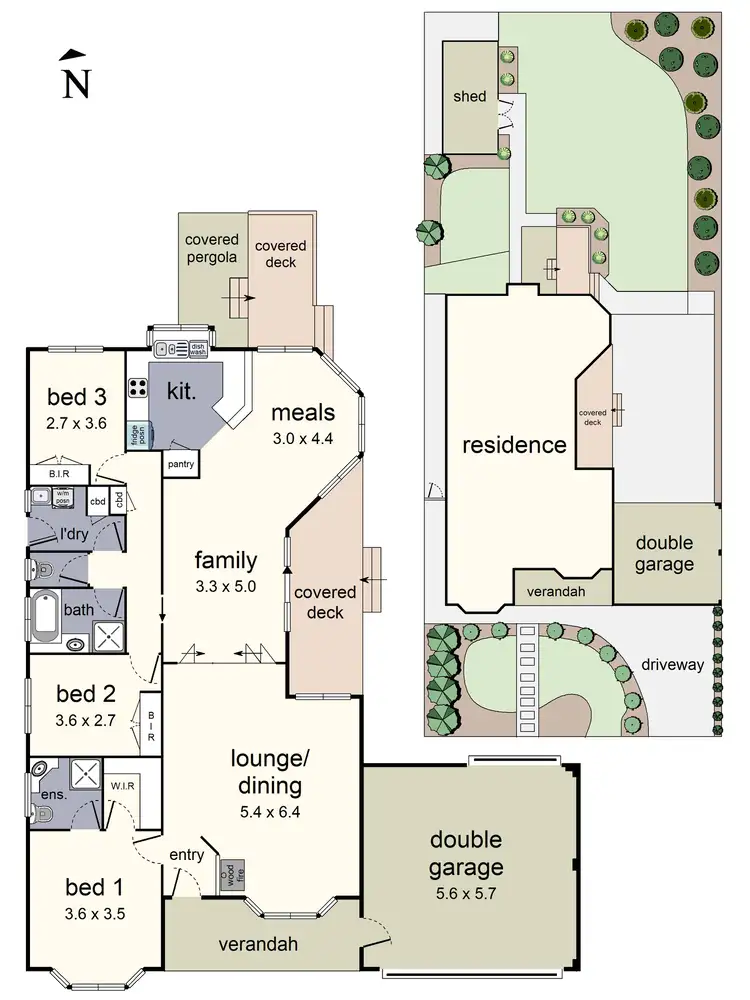 Floorplan of Homely house listing, 6 The Circuit, Lilydale VIC 3140