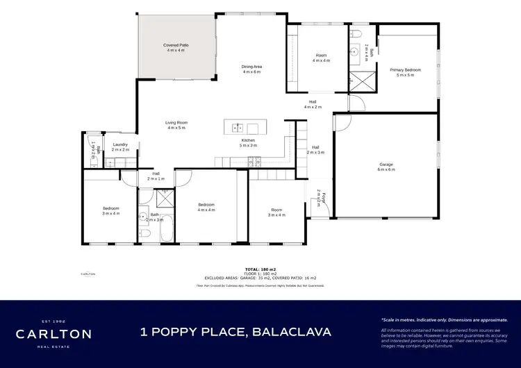 Floorplan of Homely house listing, 1 Poppy Place, Balaclava NSW 2575