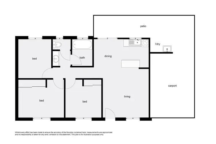 Floorplan of Homely villa listing, 56/2-6 Lake Placid Road, Caravonica QLD 4878