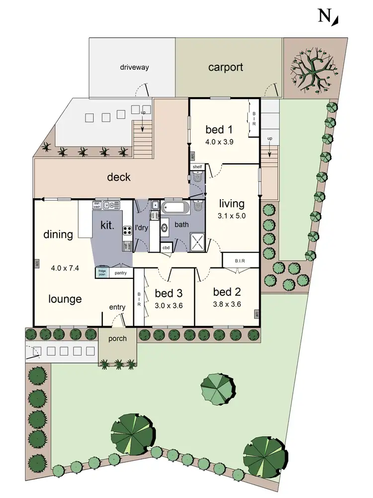 Floorplan of Homely house listing, 21 Fortune Avenue, Lilydale VIC 3140