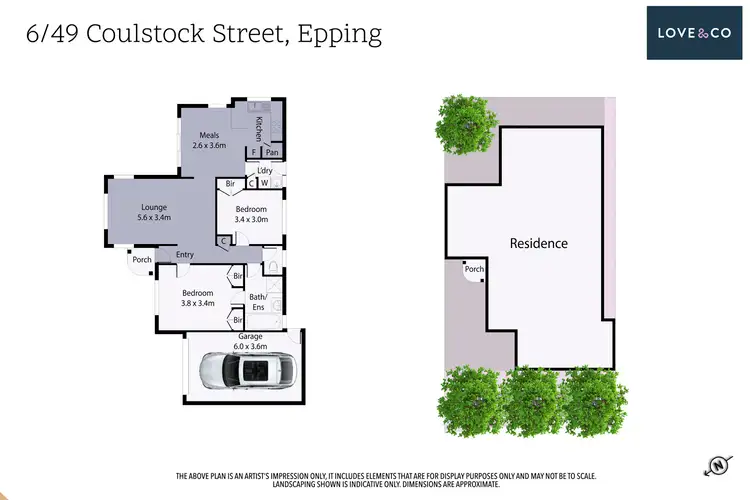 Floorplan of Homely unit listing, 6/49 Coulstock Street, Epping VIC 3076