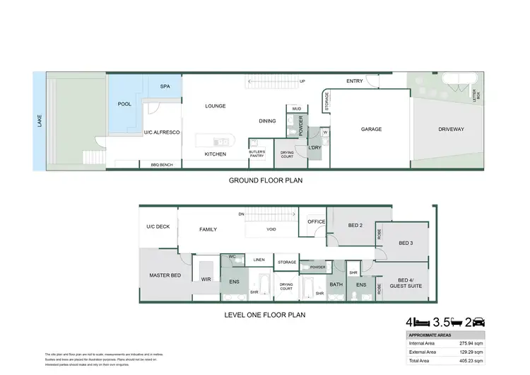 Floorplan of Homely house listing, 34 Banfield Place, Maroochydore QLD 4558