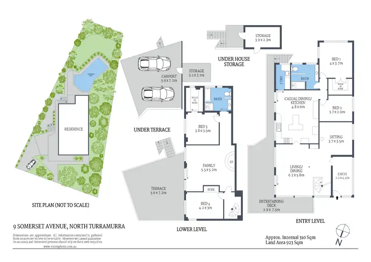 Floorplan of Homely house listing, 9 Somerset Avenue, Turramurra NSW 2074