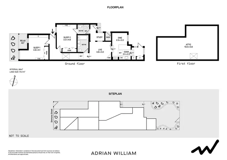 Floorplan of Homely house listing, 32 Simmons Street, Newtown NSW 2042