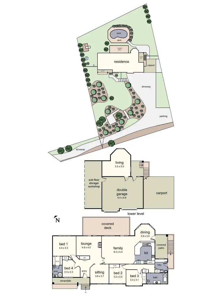 Floorplan of Homely house listing, 13A William Road, Lilydale VIC 3140