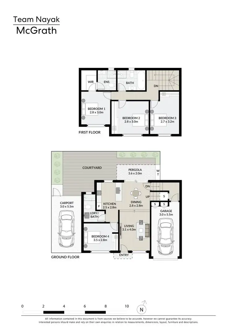 Floorplan of Homely townhouse listing, 6/166-170 Targo Road, Girraween NSW 2145