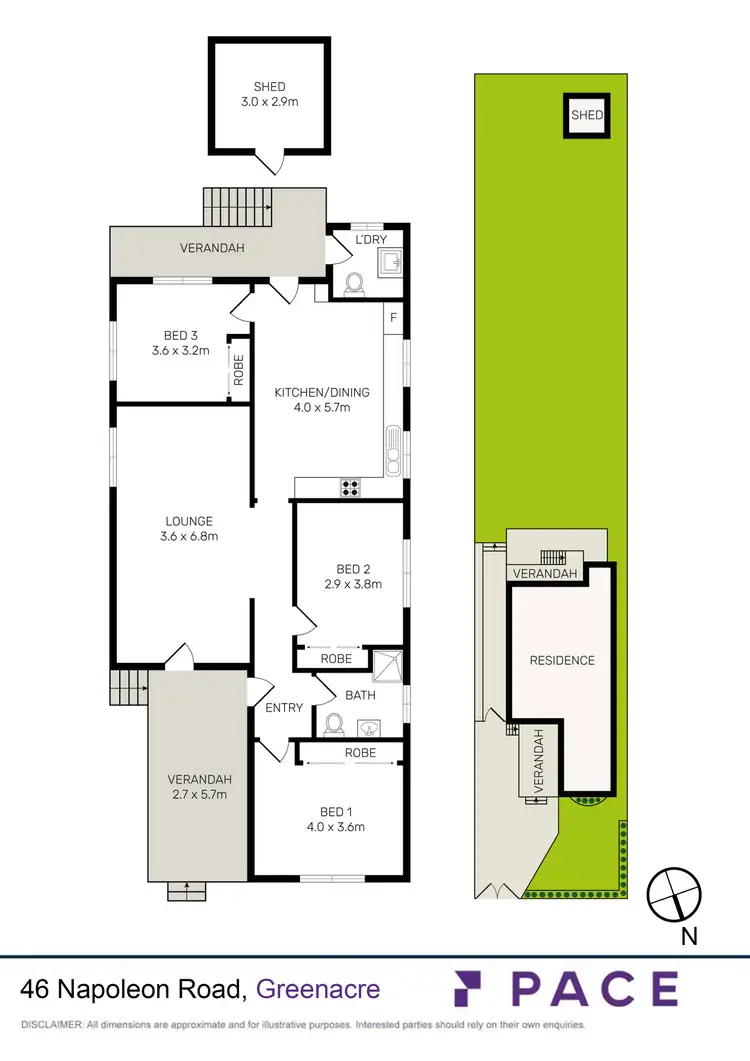 Floorplan of Homely house listing, 46 Napoleon Road, Greenacre NSW 2190
