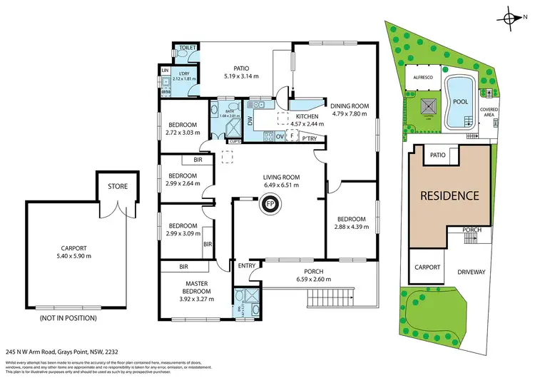 Floorplan of Homely house listing, 245 North West Arm Road, Grays Point NSW 2232