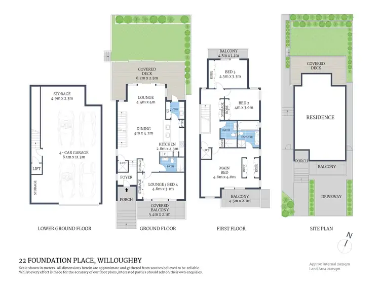 Floorplan of Homely house listing, 22 Foundation Place, Willoughby NSW 2068