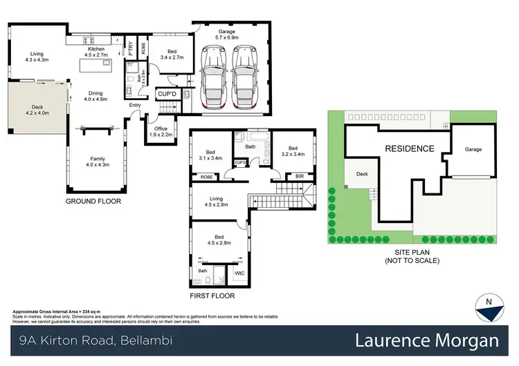 Floorplan of Homely house listing, 9a Kirton Road, Bellambi NSW 2518