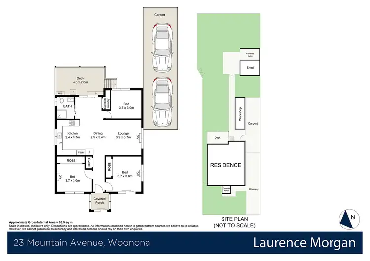 Floorplan of Homely house listing, 23 Mountain Ave, Woonona NSW 2517