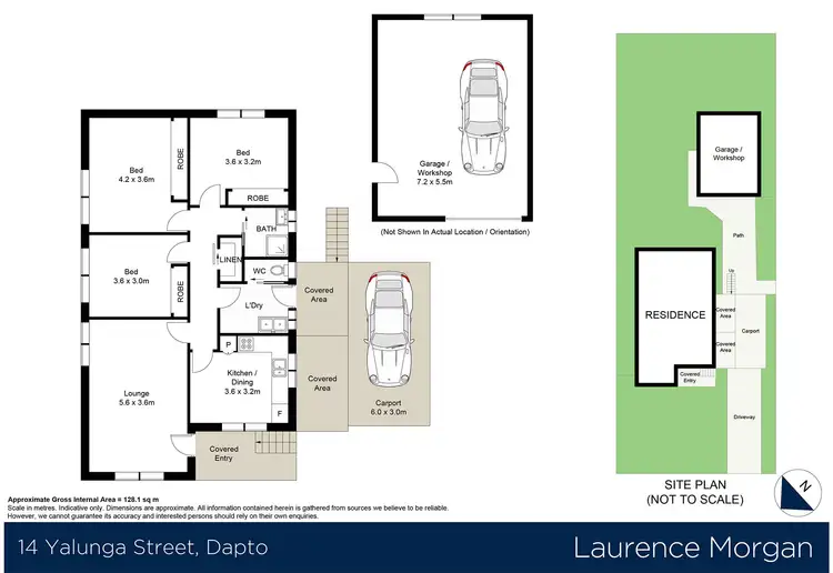 Floorplan of Homely house listing, 14 Yalunga Street, Dapto NSW 2530