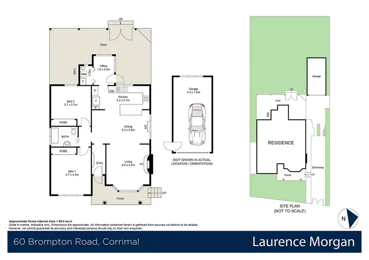 Floorplan of Homely house listing, 60 Brompton Road, Corrimal NSW 2518