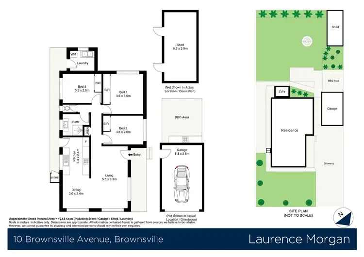 Floorplan of Homely house listing, 10 Brownsville Avenue, Brownsville NSW 2530