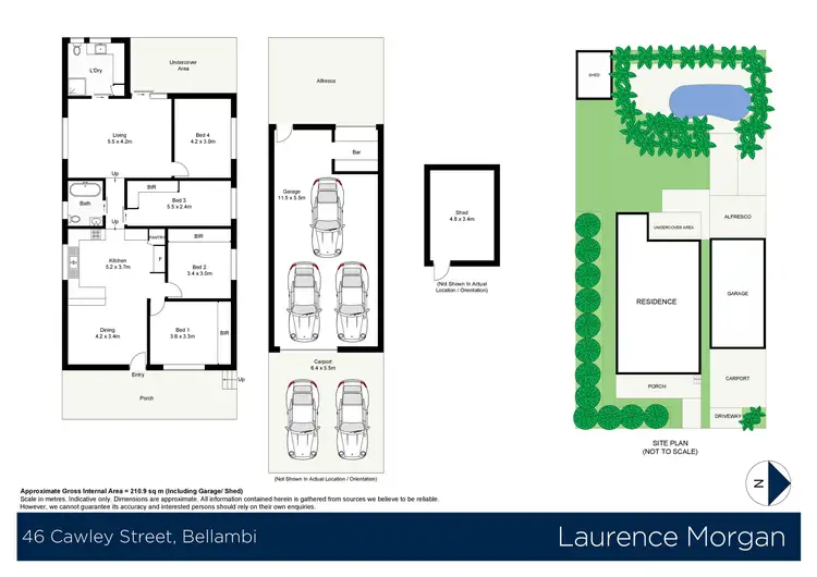 Floorplan of Homely house listing, 46 Cawley Street, Bellambi NSW 2518