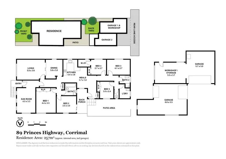 Floorplan of Homely house listing, 89 Princes Highway, Corrimal NSW 2518