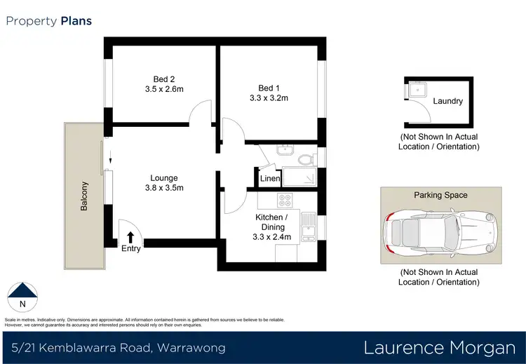 Floorplan of Homely unit listing, 5/21 Kemblawarra Road, Warrawong NSW 2502