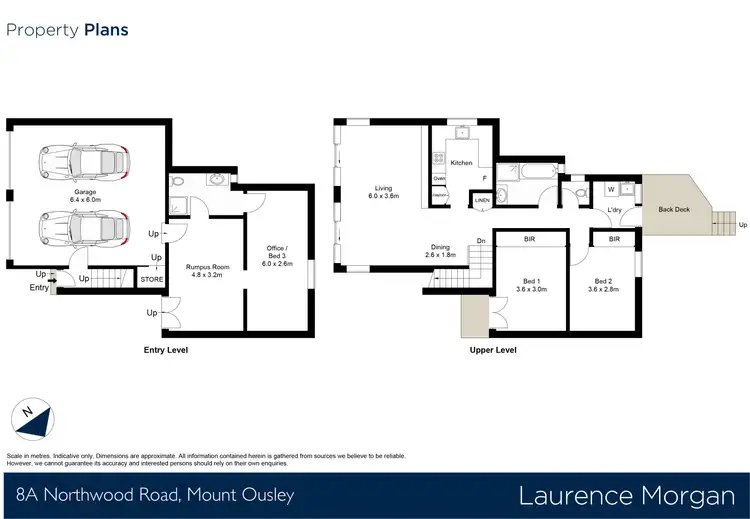 Floorplan of Homely townhouse listing, 1/8a Northwood Road, Mount Ousley NSW 2519