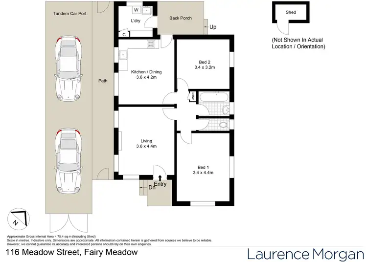 Floorplan of Homely house listing, 116 Meadow Street, Fernhill NSW 2519