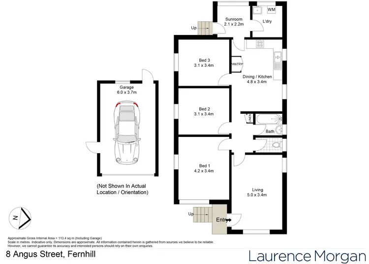 Floorplan of Homely house listing, 8 Angus Street, Fernhill NSW 2519