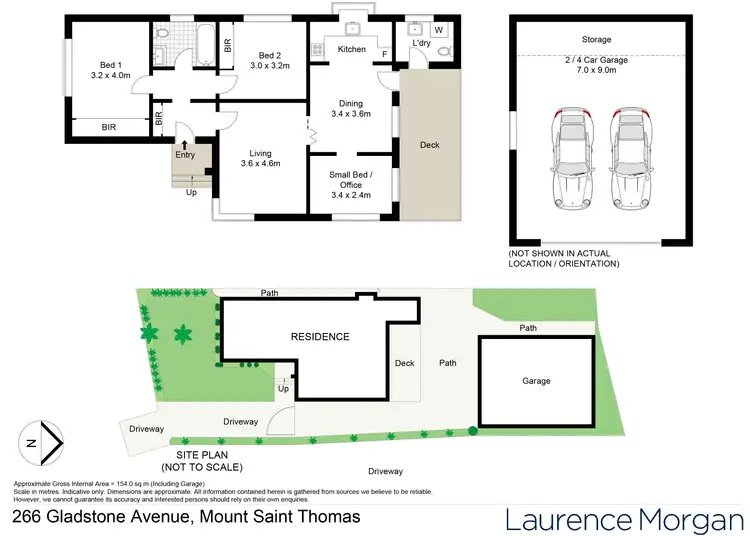 Floorplan of Homely house listing, 266 Gladstone Avenue, Mount Saint Thomas NSW 2500