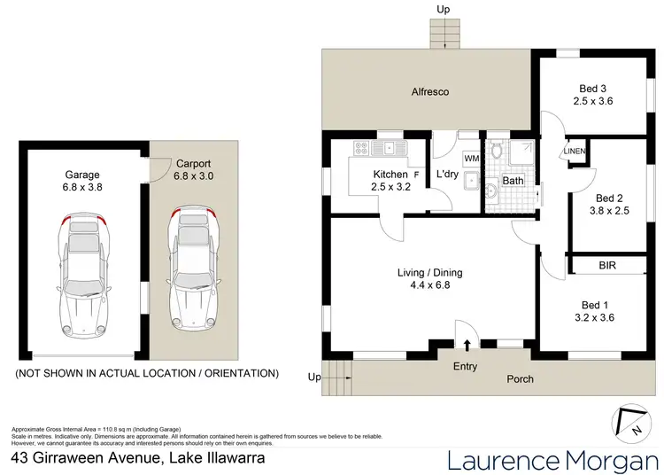 Floorplan of Homely house listing, 43 Girraween Avenue, Lake Illawarra NSW 2528