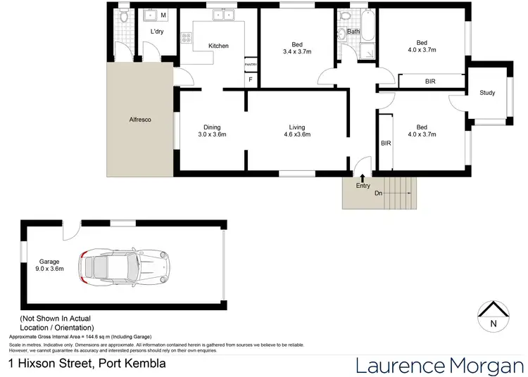 Floorplan of Homely house listing, 1 Hixson Street, Port Kembla NSW 2505