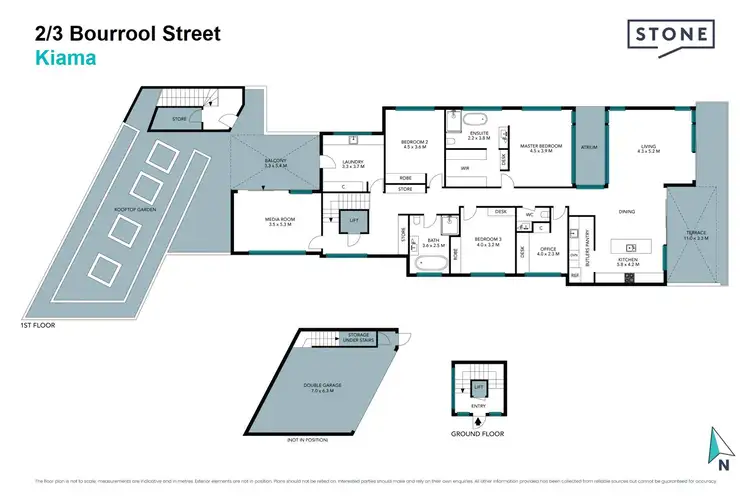 Floorplan of Homely semi-detached listing, 2/3 Bourrool Street, Kiama NSW 2533