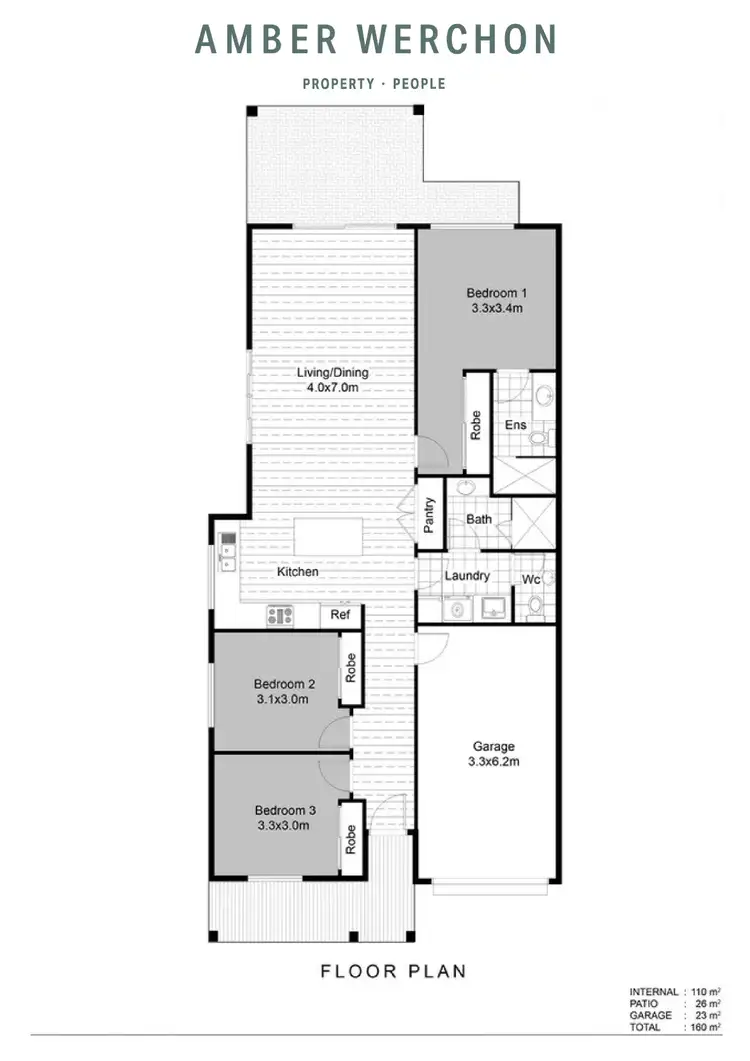 Floorplan of Homely townhouse listing, 422 Paradise Circuit, Maroochydore QLD 4558