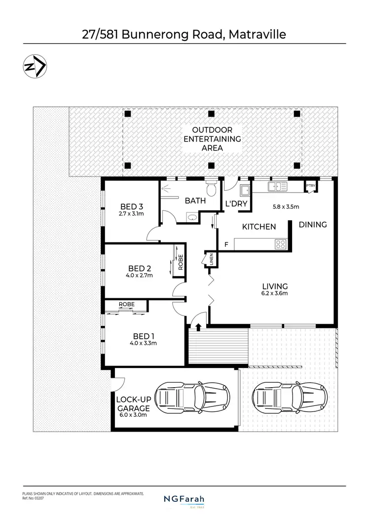 Floorplan of Homely villa listing, 27/581 Bunnerong Road, Matraville NSW 2036