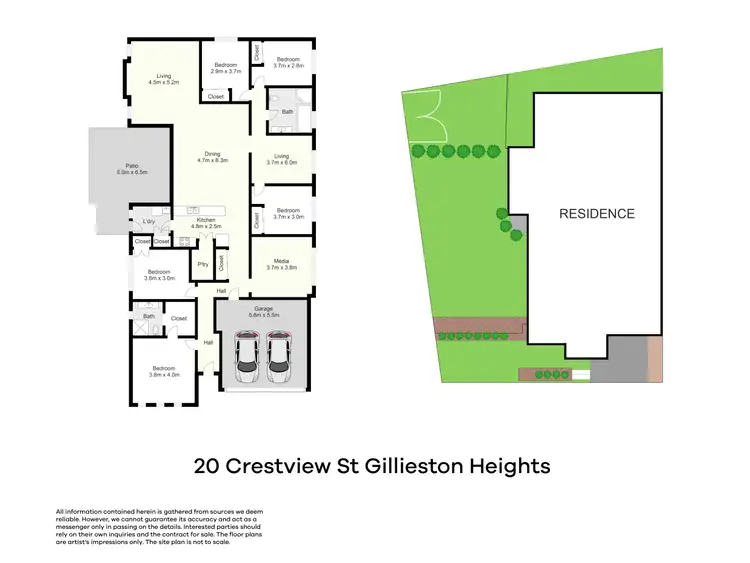 Floorplan of Homely house listing, 20 Crestview Street, Gillieston Heights NSW 2321