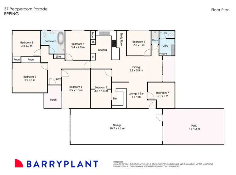 Floorplan of Homely house listing, 37 Peppercorn Parade, Epping VIC 3076