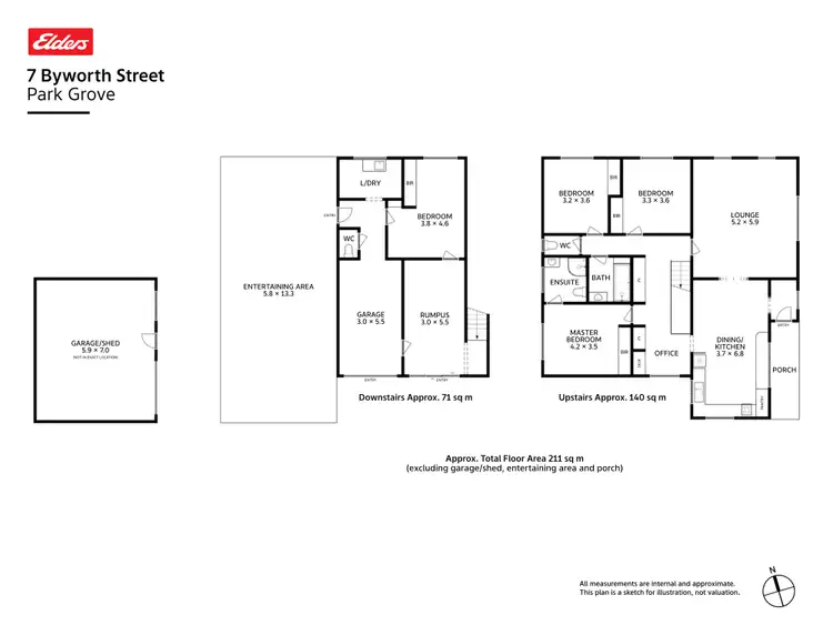 Floorplan of Homely house listing, 7 Byworth Street, Park Grove TAS 7320