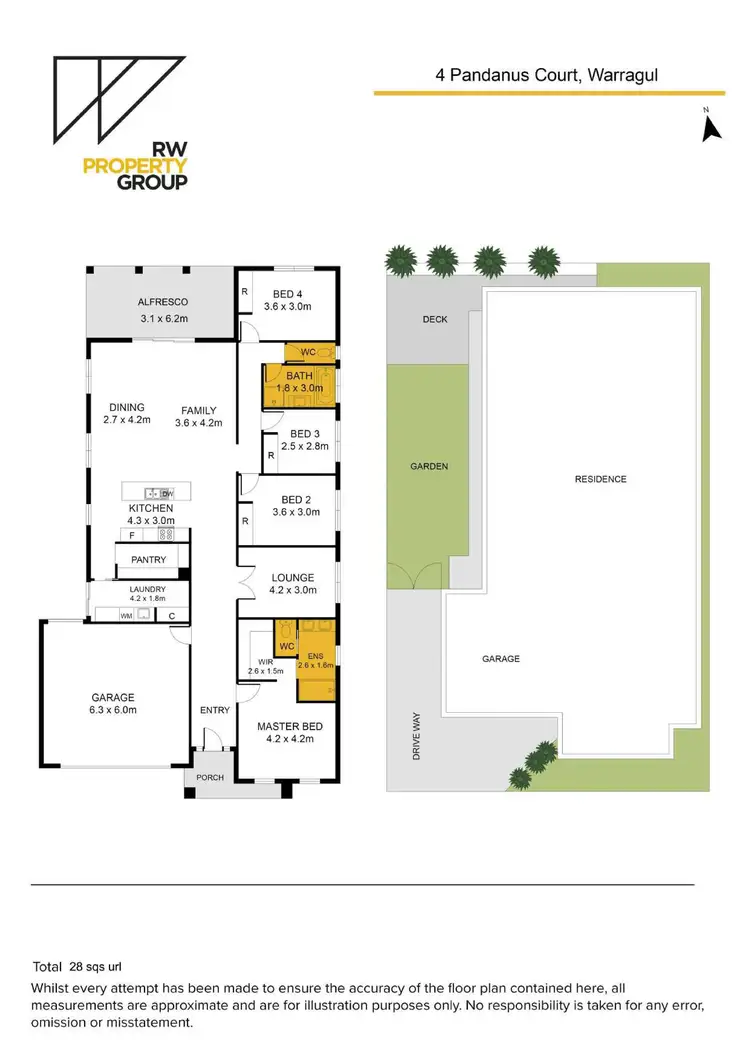 Floorplan of Homely house listing, 4 Pandanus Court, Warragul VIC 3820