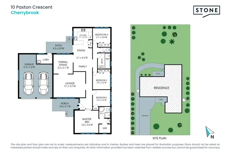 Floorplan of Homely house listing, 10 Paxton Crescent, Cherrybrook NSW 2126