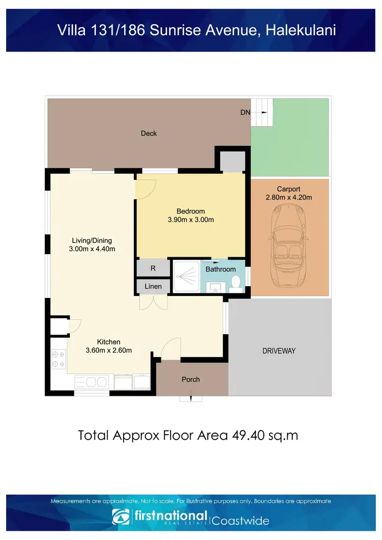 Floorplan of Homely villa listing, 131/186 Sunrise Avenue, Halekulani NSW 2262