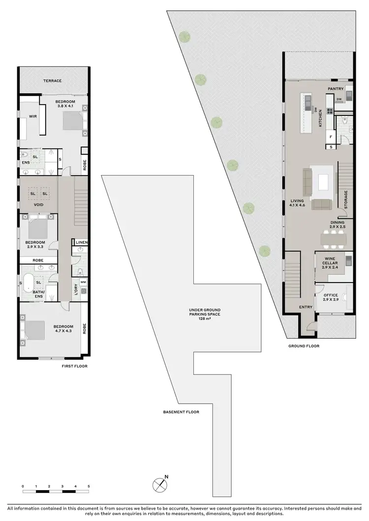 Floorplan of Homely apartment listing, 1/1 Burnett Street, North Hobart TAS 7000