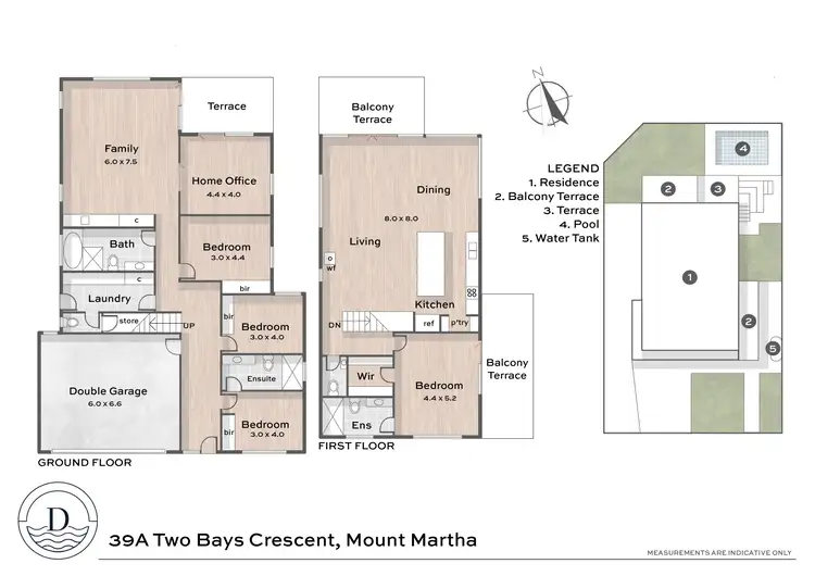Floorplan of Homely house listing, 39a Two Bays Crescent, Mount Martha VIC 3934